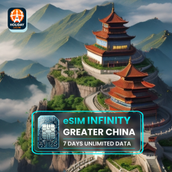 Infinity eSIM China Hong Kong Taiwan Unlimited Data 7 Days